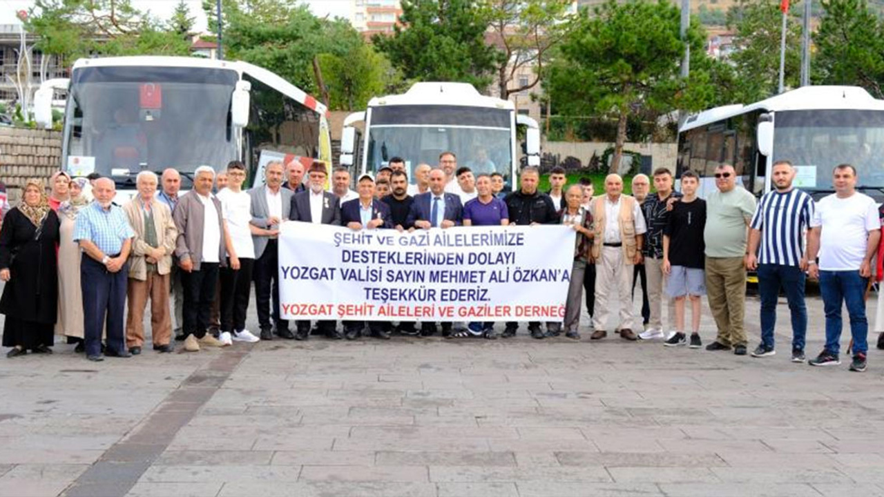 Yozgat Valiliğinden şehit yakınları ve gazilere vefa örneği