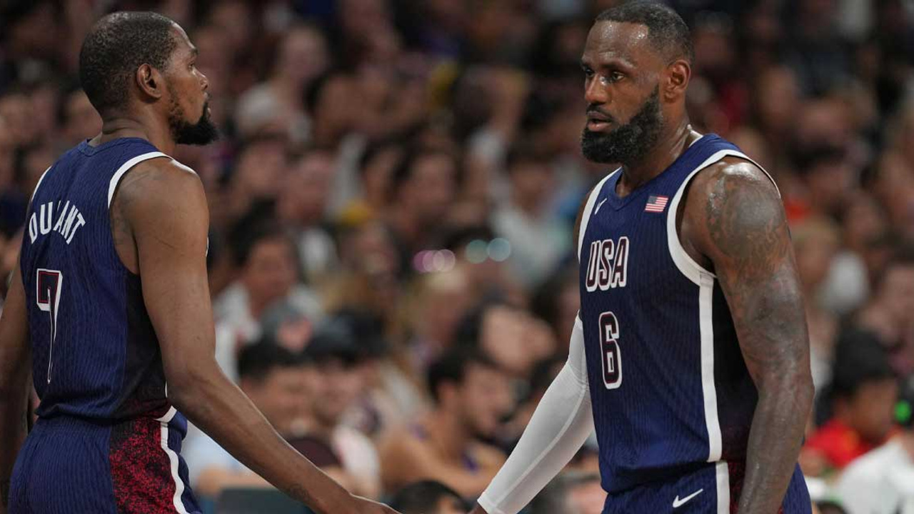 Paris 2024 Olimpiyat Oyunları'nda ABD, Sırbistan'ı farklı mağlup etti: Kevin Durant ve Lebron James şov yaptı