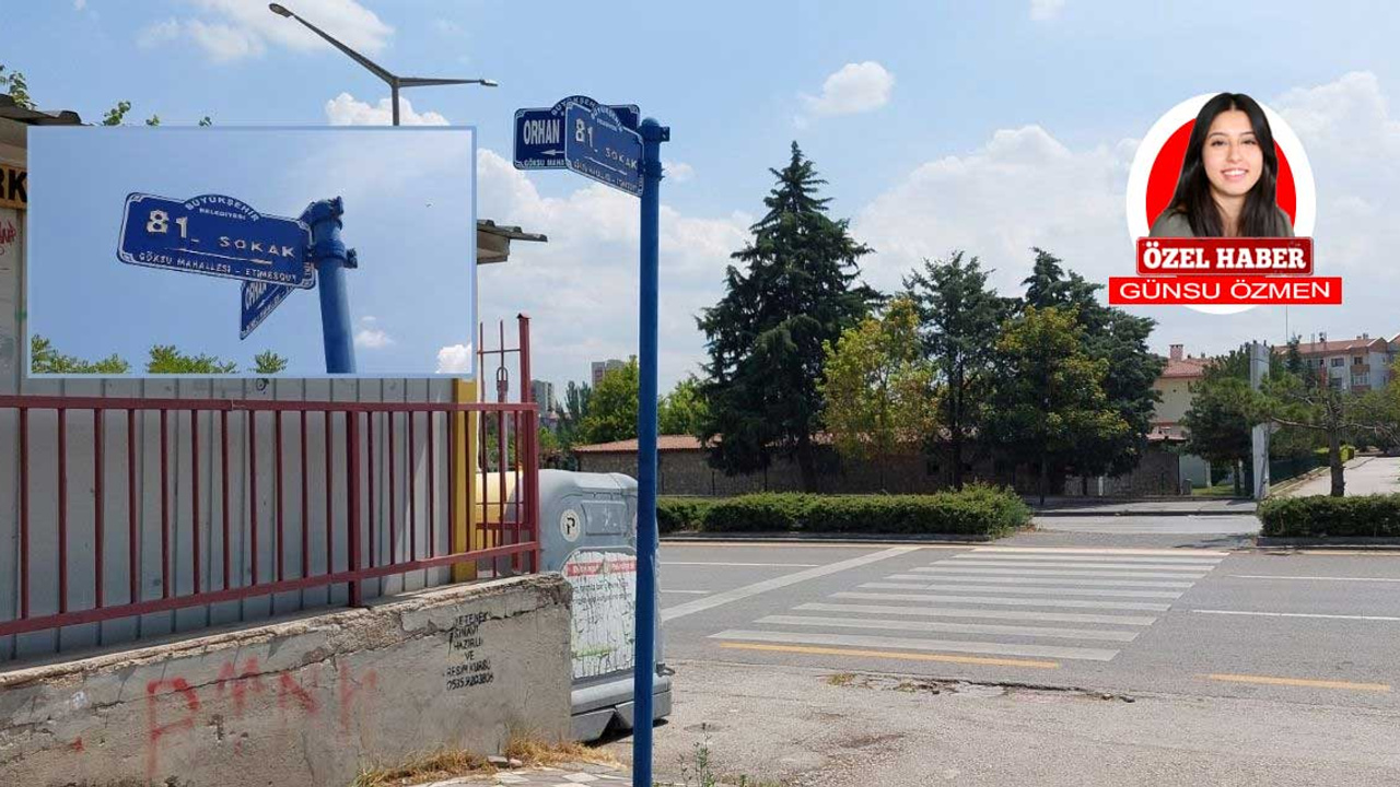 Ankara'da Kentkoop Mahallesi'nden Göksu Mahallesi'ne: Eskiyen sokak tabelaları unutuldu
