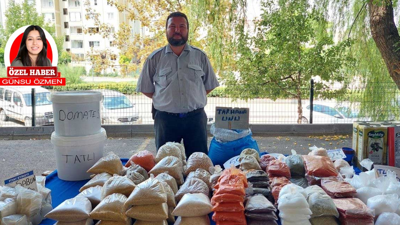40 yıllık tecrübeyle doğal ürün üreten Oğuz Uysal, pazarın ilgi odağı oldu