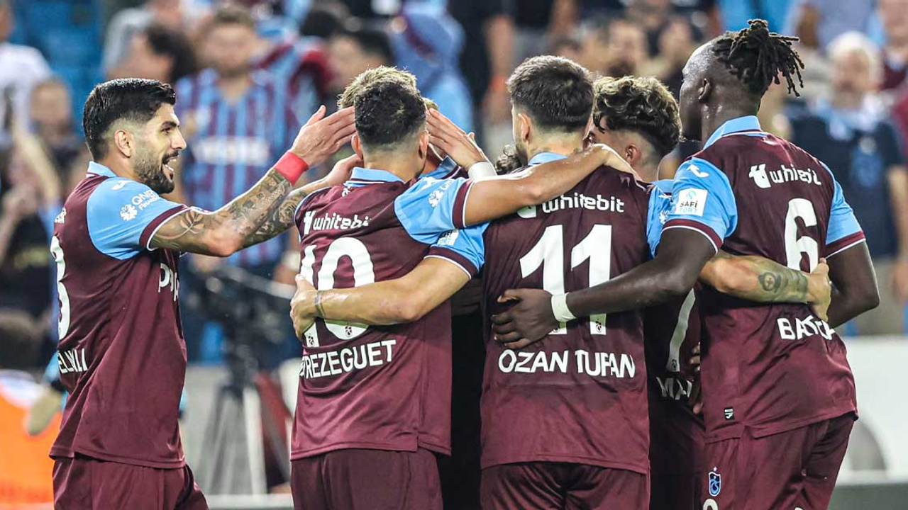 Trabzonspor Avrupa Ligi'nde kazanarak tur atladı: Sıradaki rakip Rapid Wien