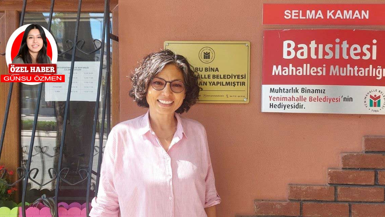 Ankara Batı Sitesi Mahallesi Muhtarı Selma Kaman, projelerini tek tek sıraladı