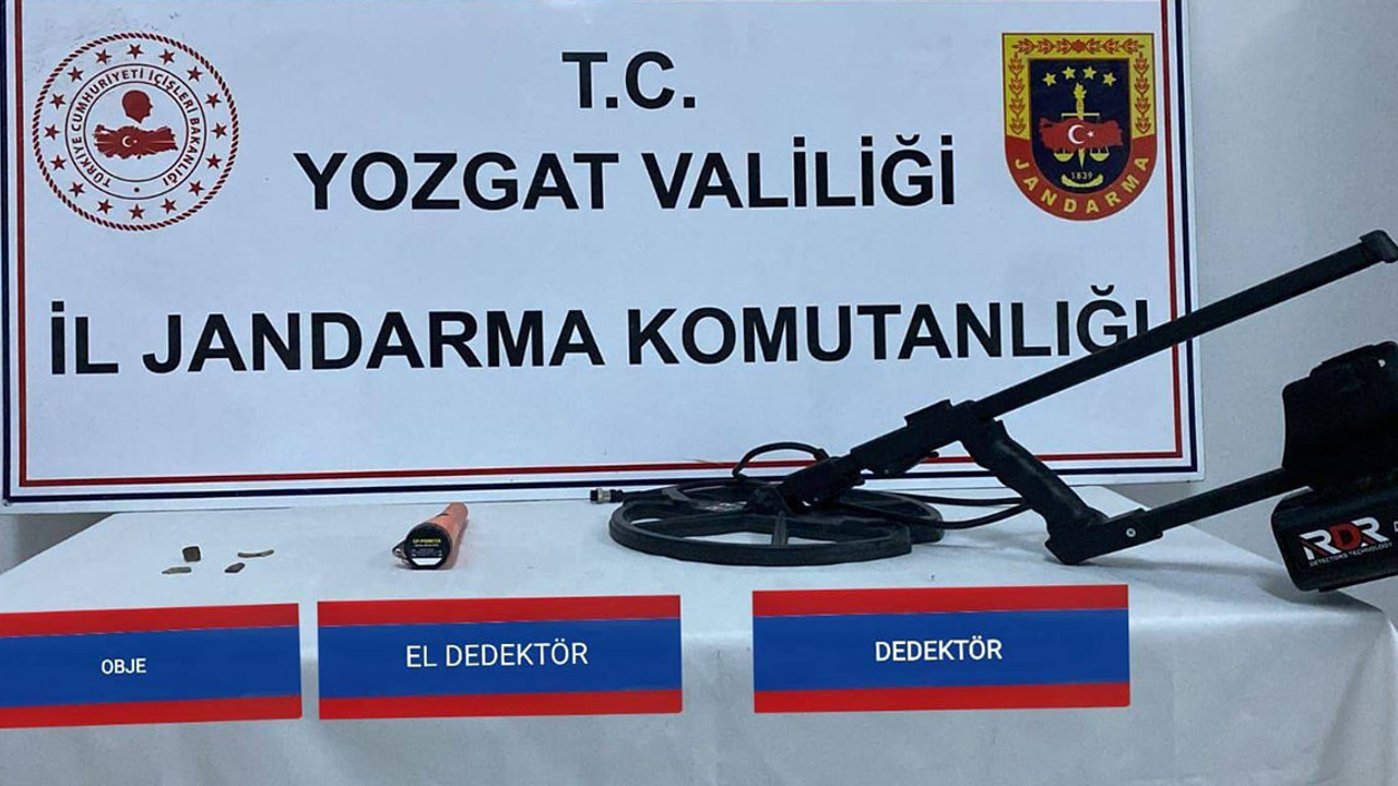 Yozgat’ta defineci suç üstünde yakalandı!