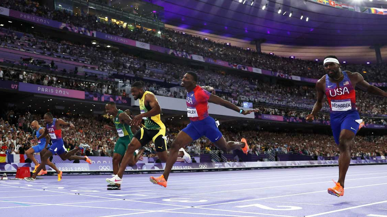 Noah Lyles, Paris 2024'te Erkekler 100 metre Olimpiyat şampiyonu oldu: Olimpiyat altını 0.004 saniye ile belirlendi