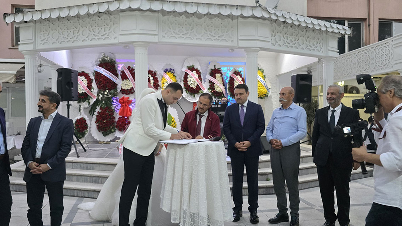 Ankara'da coşkulu bir nikah töreni gerçekleşti!