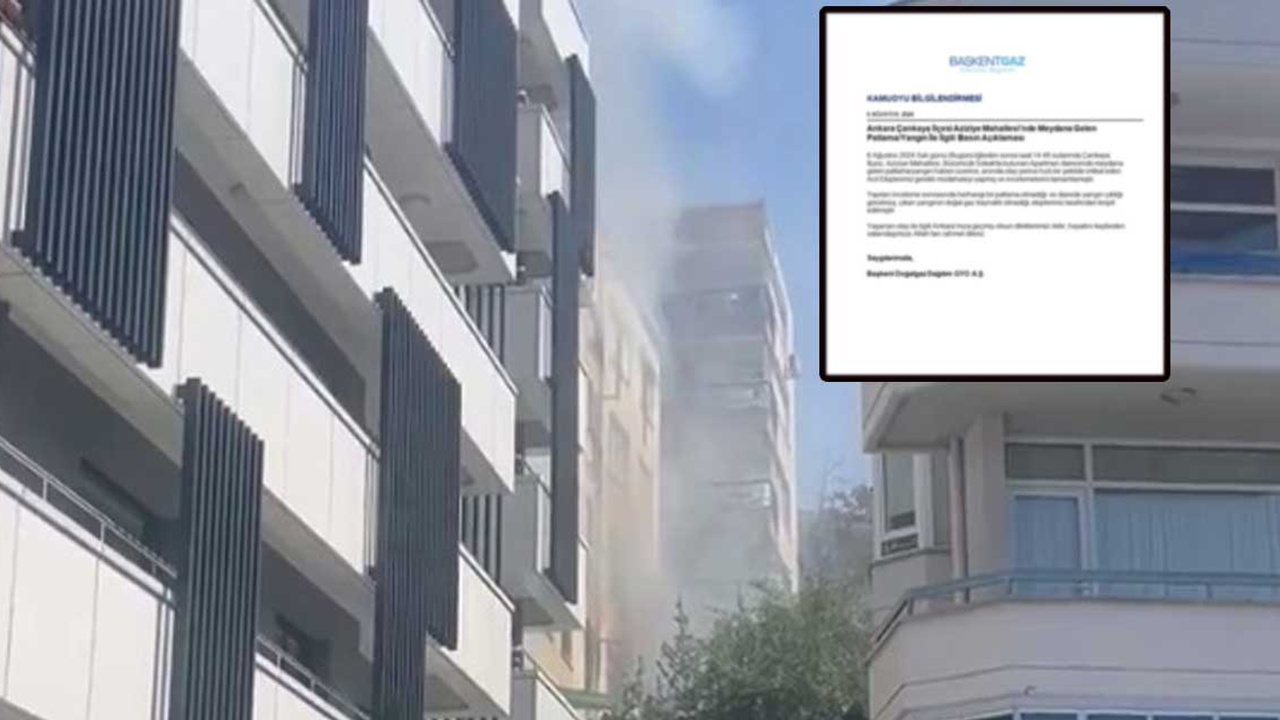 Başkent Gaz'dan Çankaya'da bir kişinin öldüğü patlama sonrası açıklama: İntihar mı kaza mı?