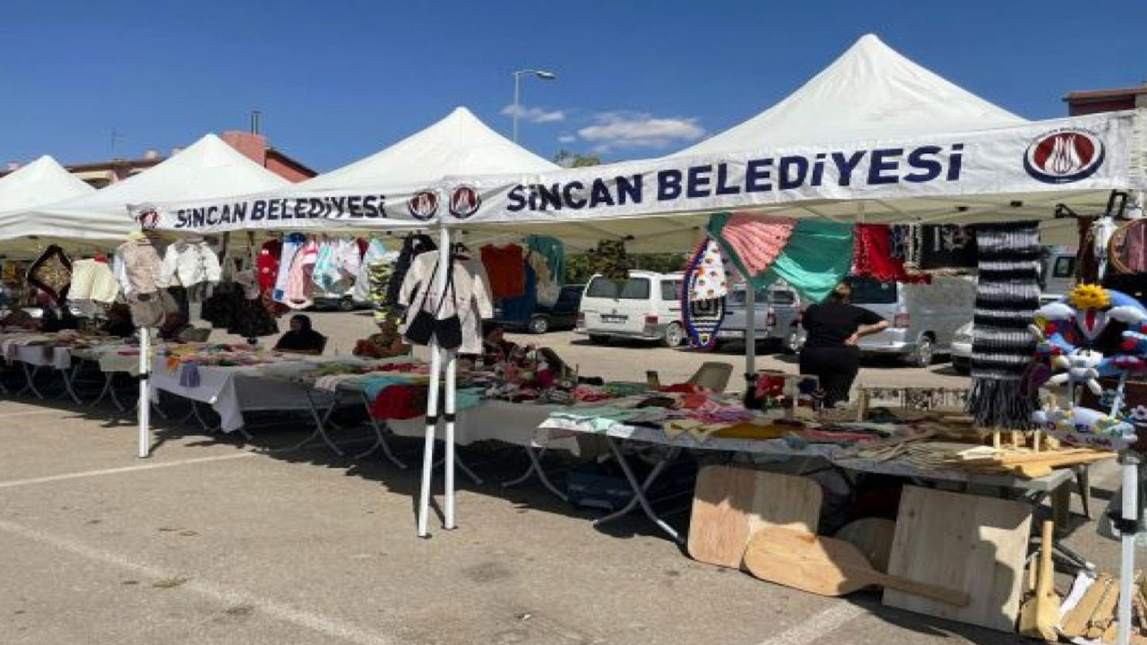 Hanımlar El Emeği Pazarı Sincanlılarla buluştu!