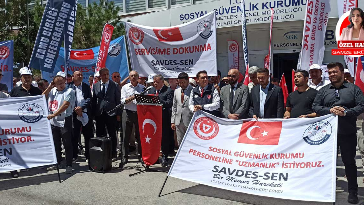 SAVDES-SEN Başkanı Tuncay Cengiz: "Hâlen taş devrinde yaşıyoruz"