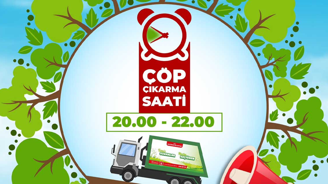 Keçiören Belediyesinden çöp yönetimi uyarısı: Saat aralığına dikkat!