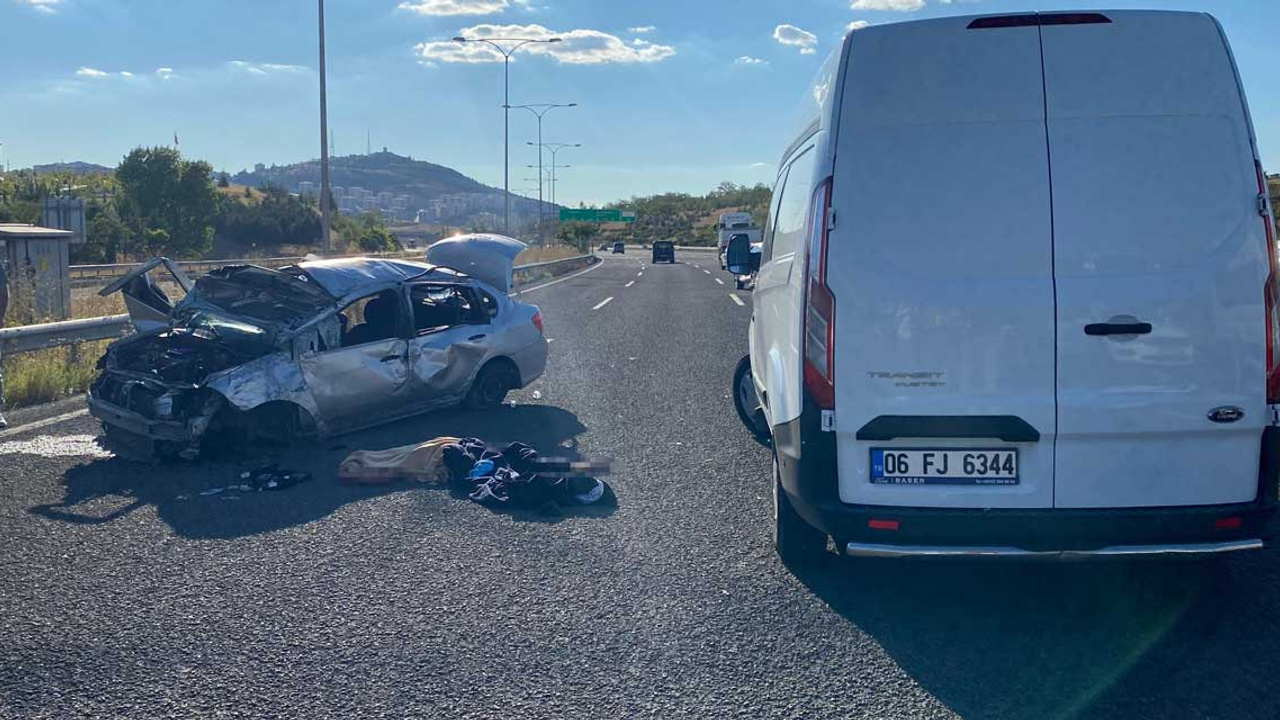 Ankara'da çevre yolunda ve Şaşmaz Kavşağında çok sayıda trafik kazası yaşandı: Çevre yolundaki kazada 1 kişi hayatını kaybetti