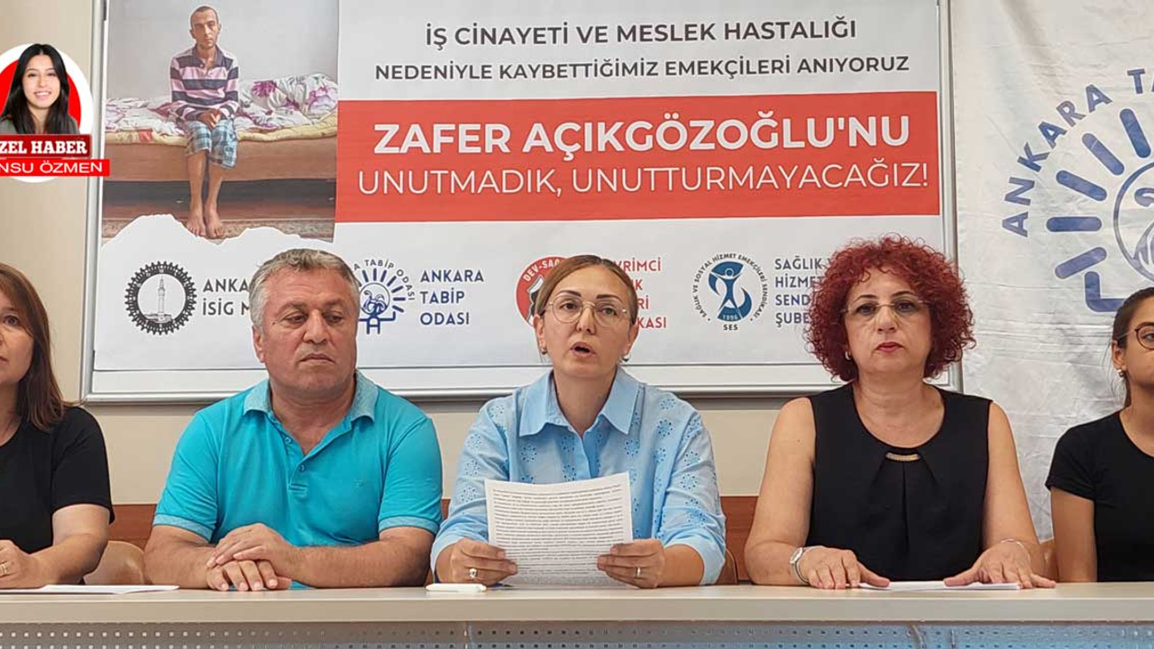 Zafer Açıkgözoğlu için anma töreni düzenlendi: İş cinayetlerine karşı mücadele sürüyor