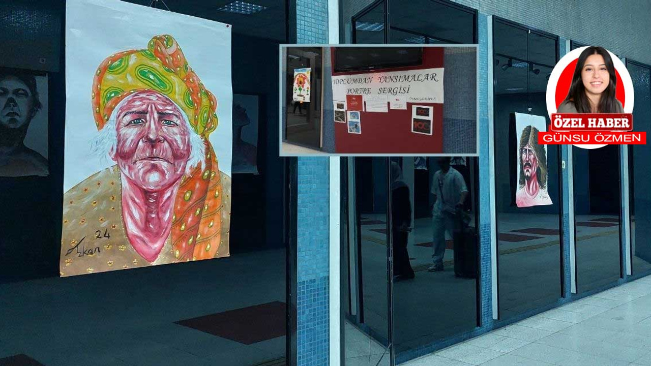 Geri dönüşümle yeniden doğan portreler