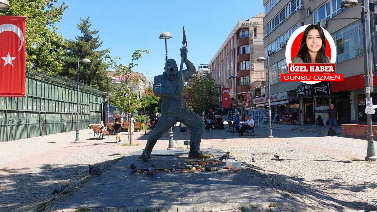 Ankara'daki Madenci Heykeli'ndeki kuş pisliği sorunu büyüdü