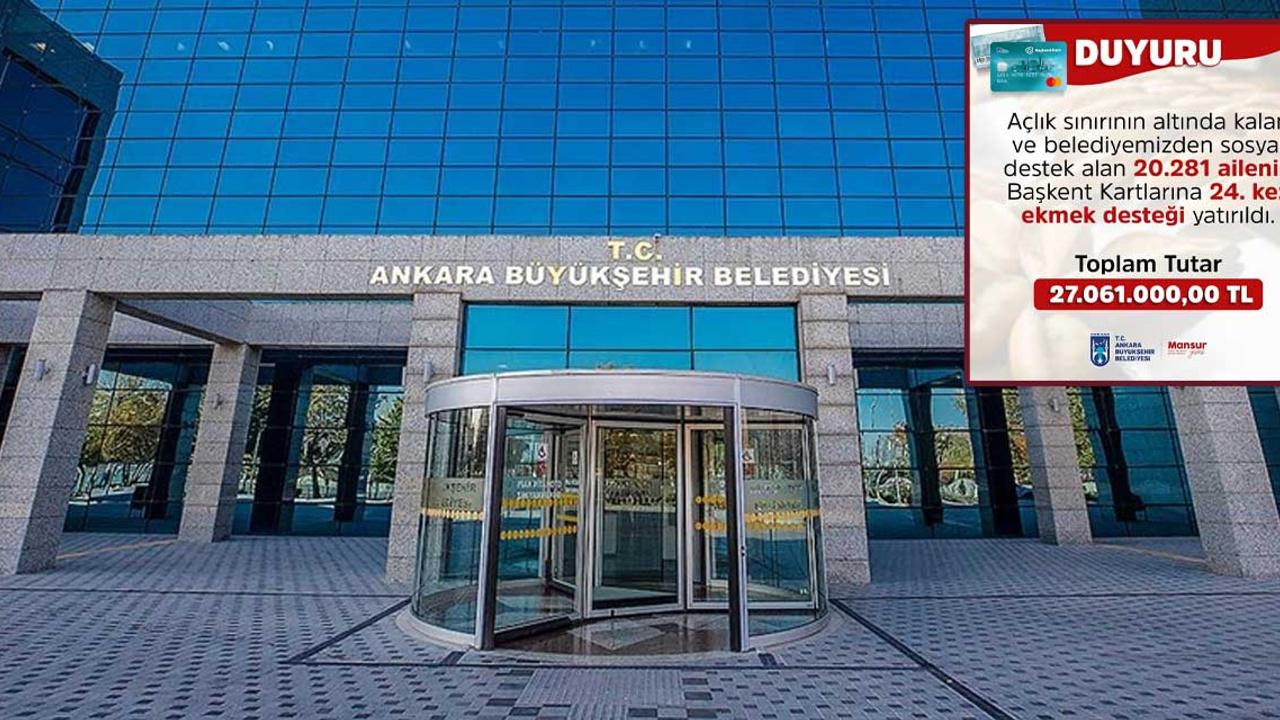 ABB Başkanı Mansur Yavaş duyurdu, Başkent Kartlara ekmek desteği 24. kez yatırıldı: "Bir elin verdiğini diğer el görmüyor"