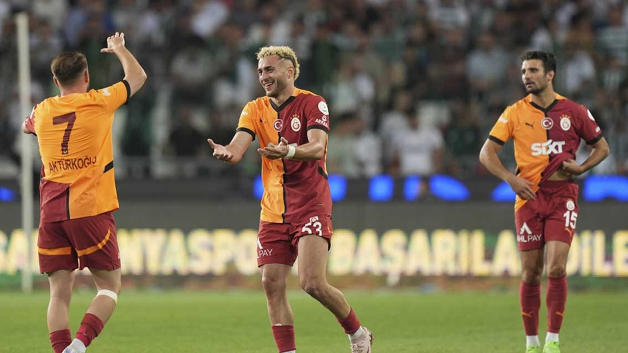 Galatasaray, Konya'da milli yıldızlarıyla galibiyete uçtu: Kerem ve Barış attı, Muslera tuttu| Konyaspor 1-2 Galatasaray