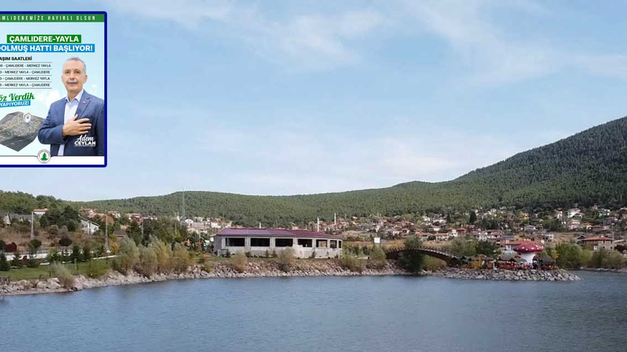 Çamlıdere Belediye Başkanı Adem Ceylan, ücretsiz dolmuş seferi müjdesi verdi