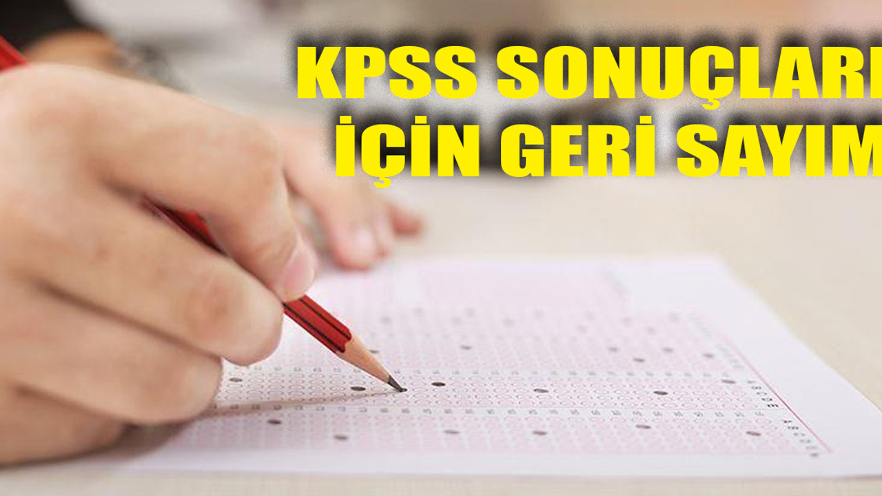 KPSS Lisans sonuçları için heyecanlı bekleyiş