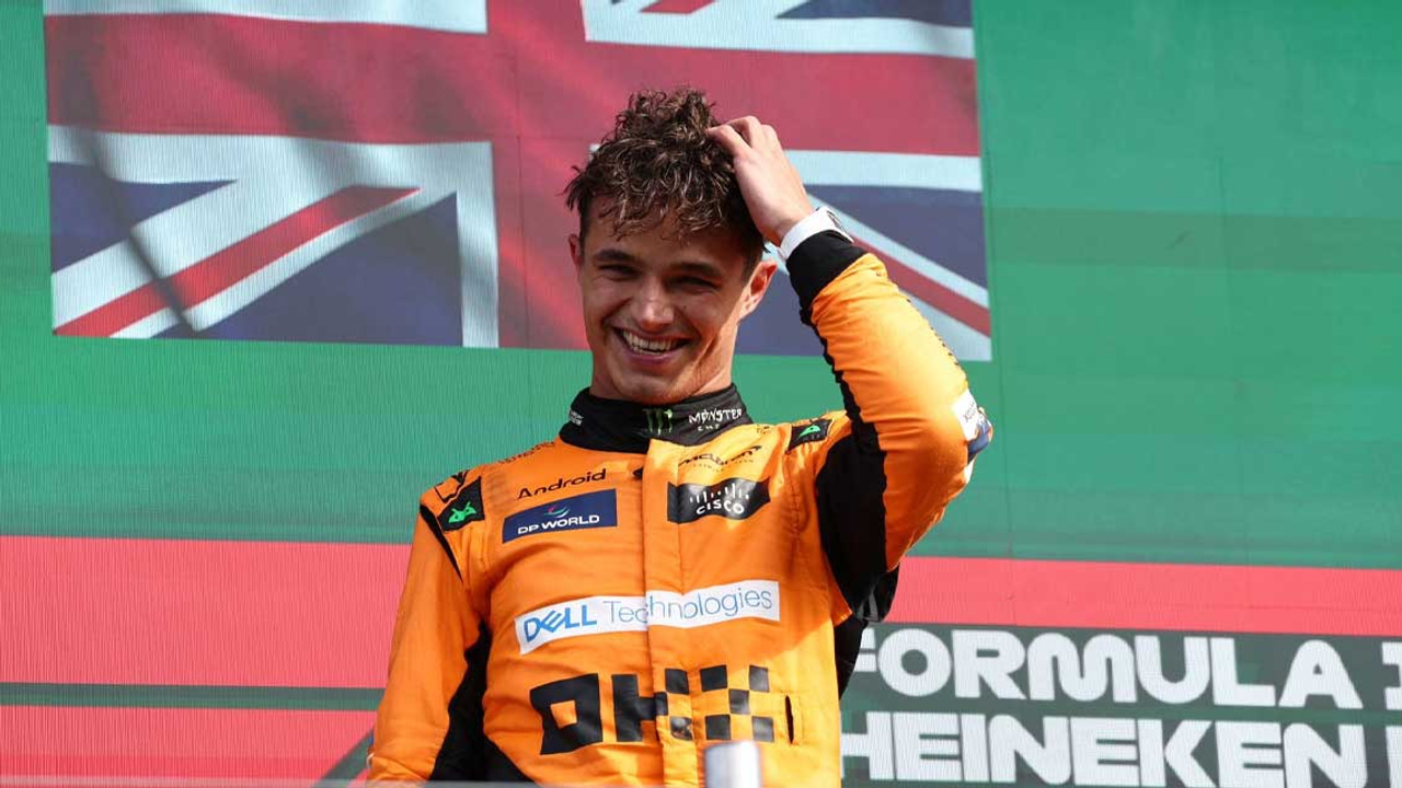 Formula 1'de Max Verstappen'in evinde Lando Norris şov yaparak kazandı: Hollanda Grand Prix'sinde zafer Norris'in