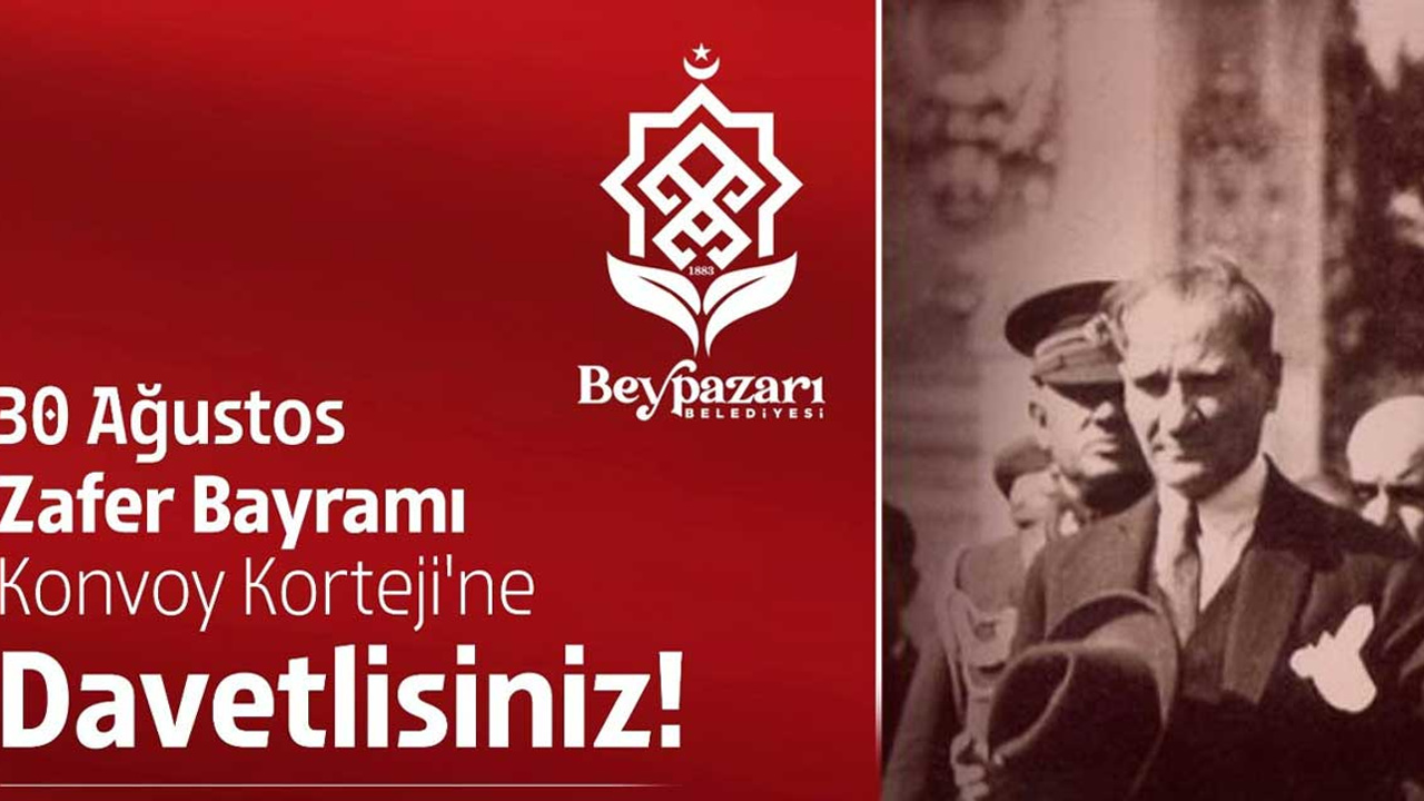 Beypazarı, 30 Ağustos Zafer Bayramı'nı coşkuyla kutlamaya hazırlanıyor: Başkan Kasap duyurdu