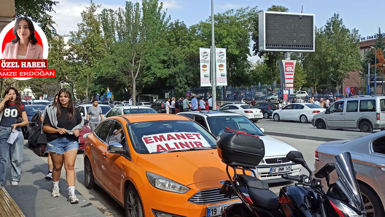 Ankara'da taksiciler emanet almaya başladı