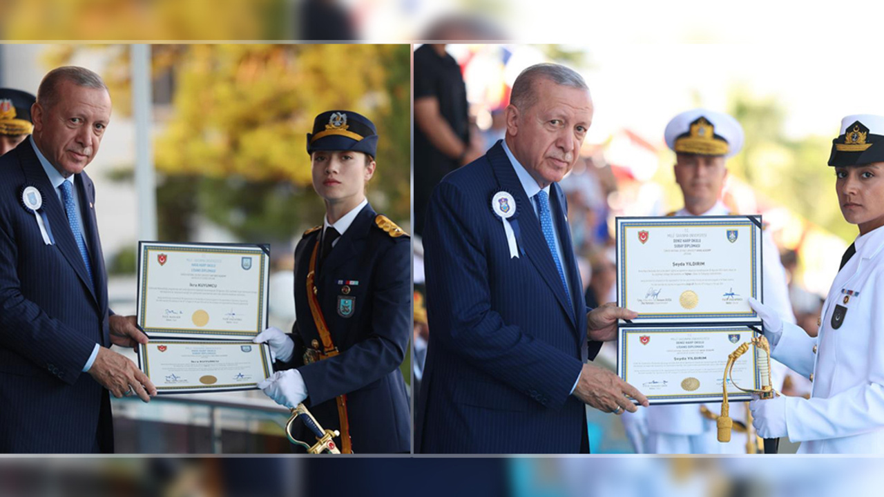 TSK tarihinde ilk: Kadın teğmenler birinci oldu