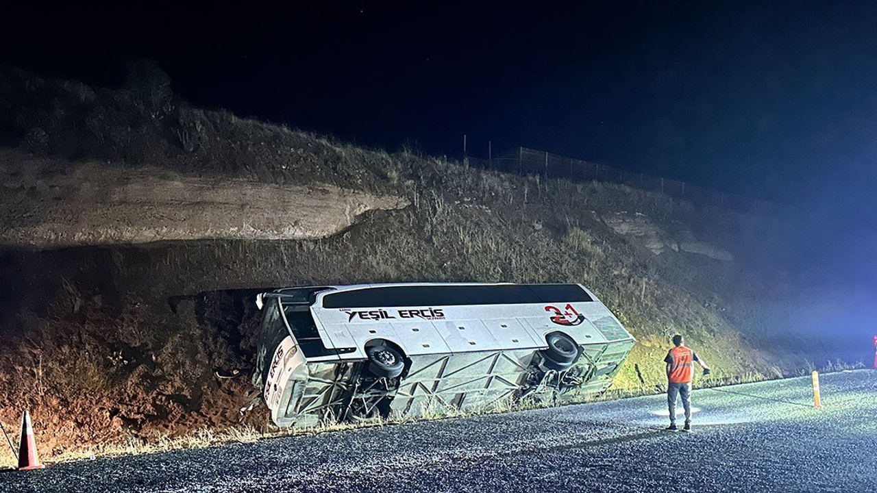 Sivas İmranlı'da otobüs kazası: 24 yaralı