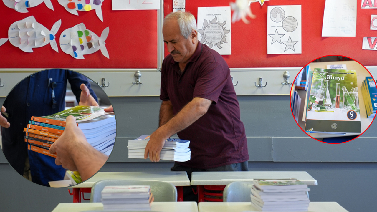 Ders kitapları sıralardaki yerini aldı