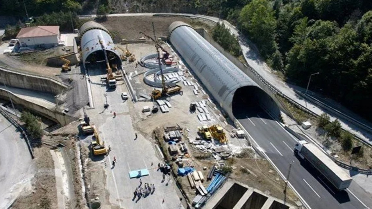 Bolu Dağı tüneli İstanbul yönü bu akşam açılıyor