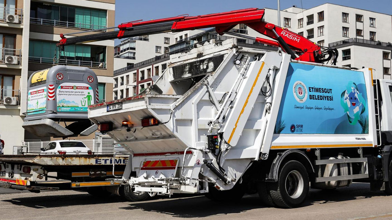 Etimesgut Belediyesinden “akıllı sistem atık toplama” projesi