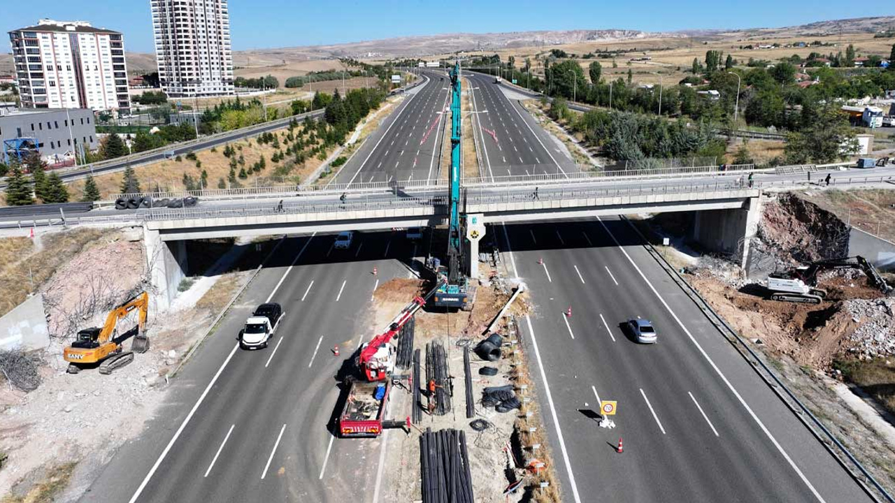 Ankara Büyükşehir Belediyesi, trafiği rahatlatmak için hamle: Kıbrıs Köyü Üst Geçit Köprüsü