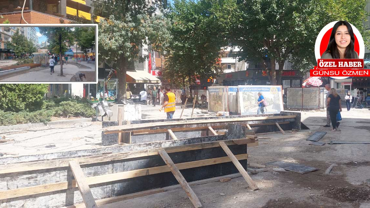 İzmir Caddesi'ndeki çalışmalar esnaf için kâbusa dönüştü!