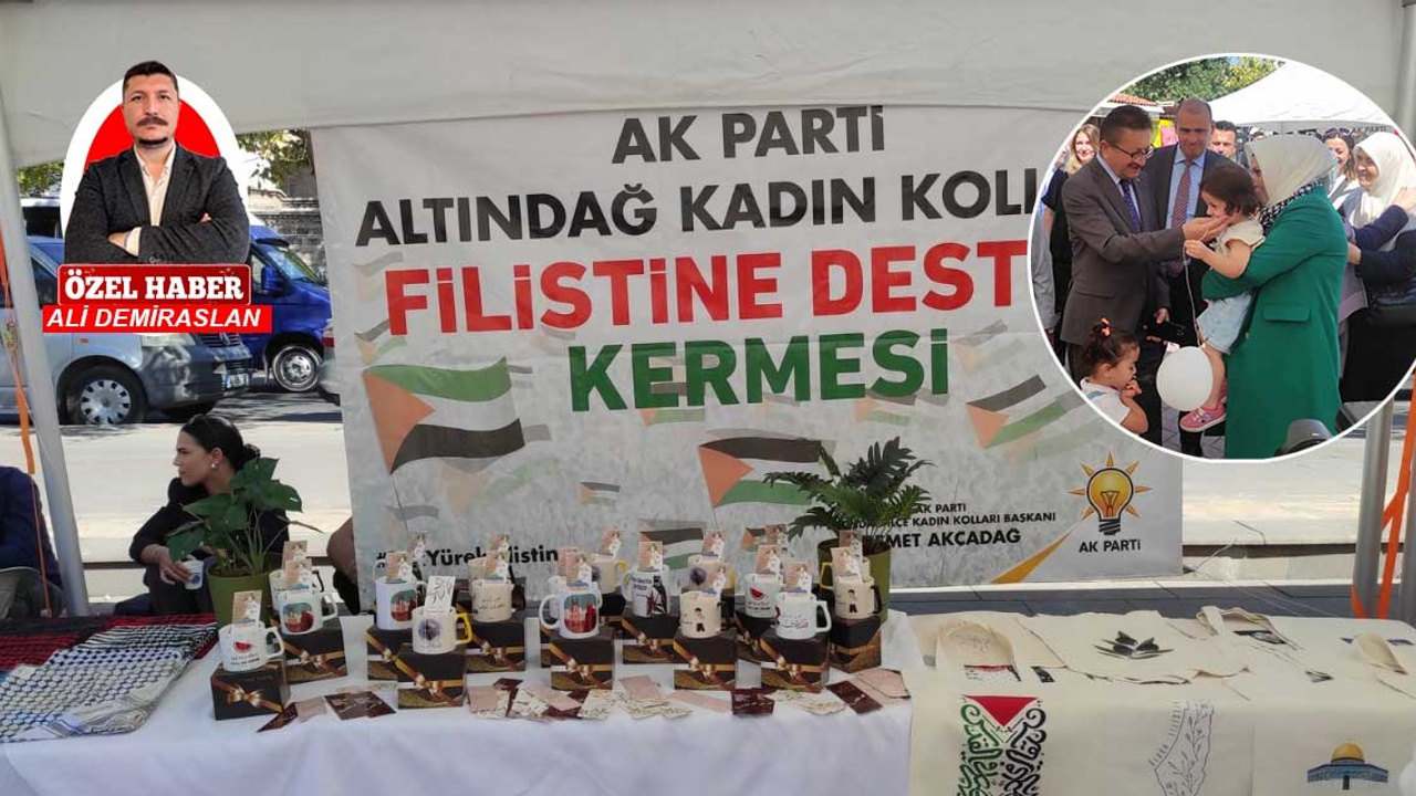 Altındağlılar Filistin'e desetklerini kermes ve mektuplarla sürdürdü