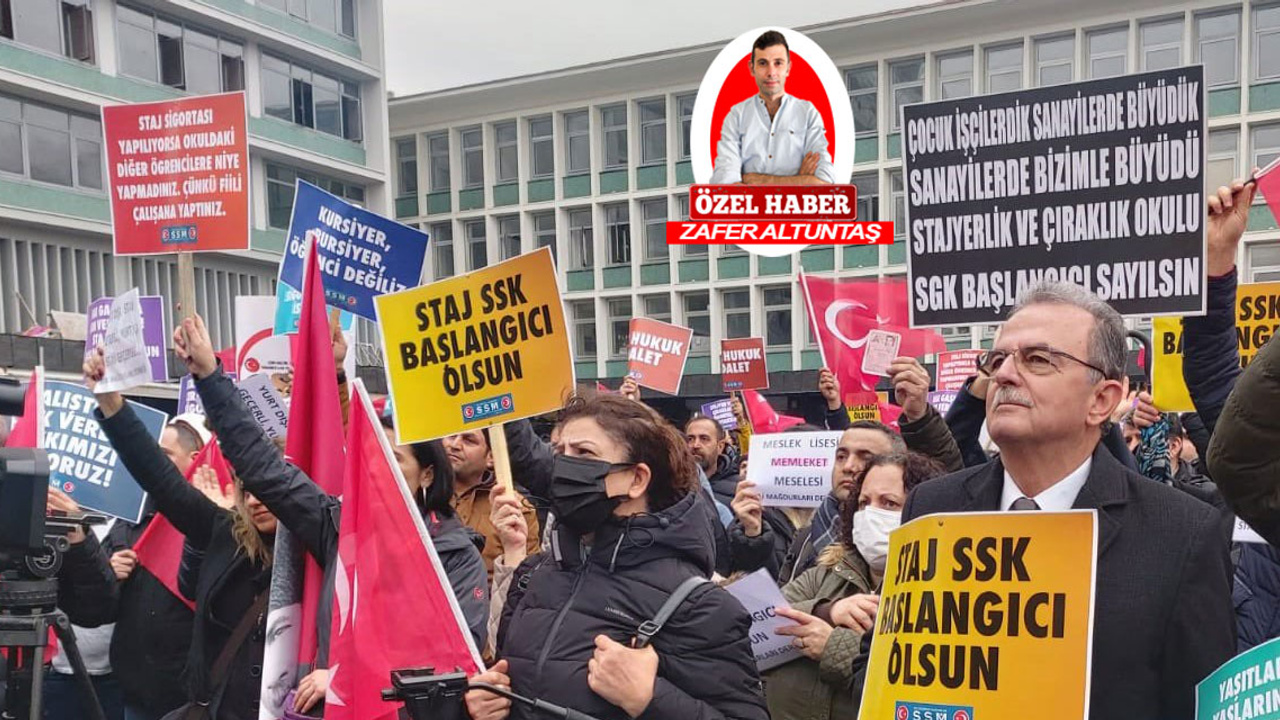 Staj ve çıraklık sigortası mağdurlarından 38 yıllık hak kaybı için Ankara'da radikal karar!