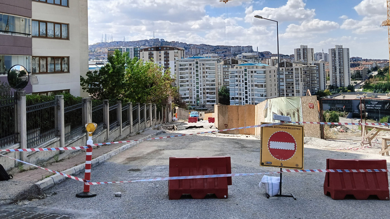 Çankaya inşaat çalışmaları çökmelere neden olduğu iddiası