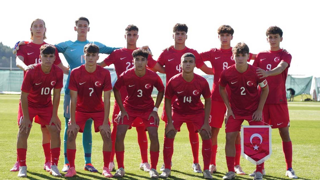 Türkiye U16 Milli Takımı, Romanya karşısında gol oldu yağdı: Türkiye 5-1 Romanya