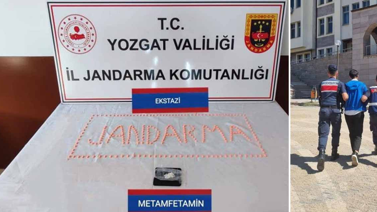 Yozgat’ta Jandarma operasyonları: Uyuşturucu haplar ve firari suçlu yakalandı