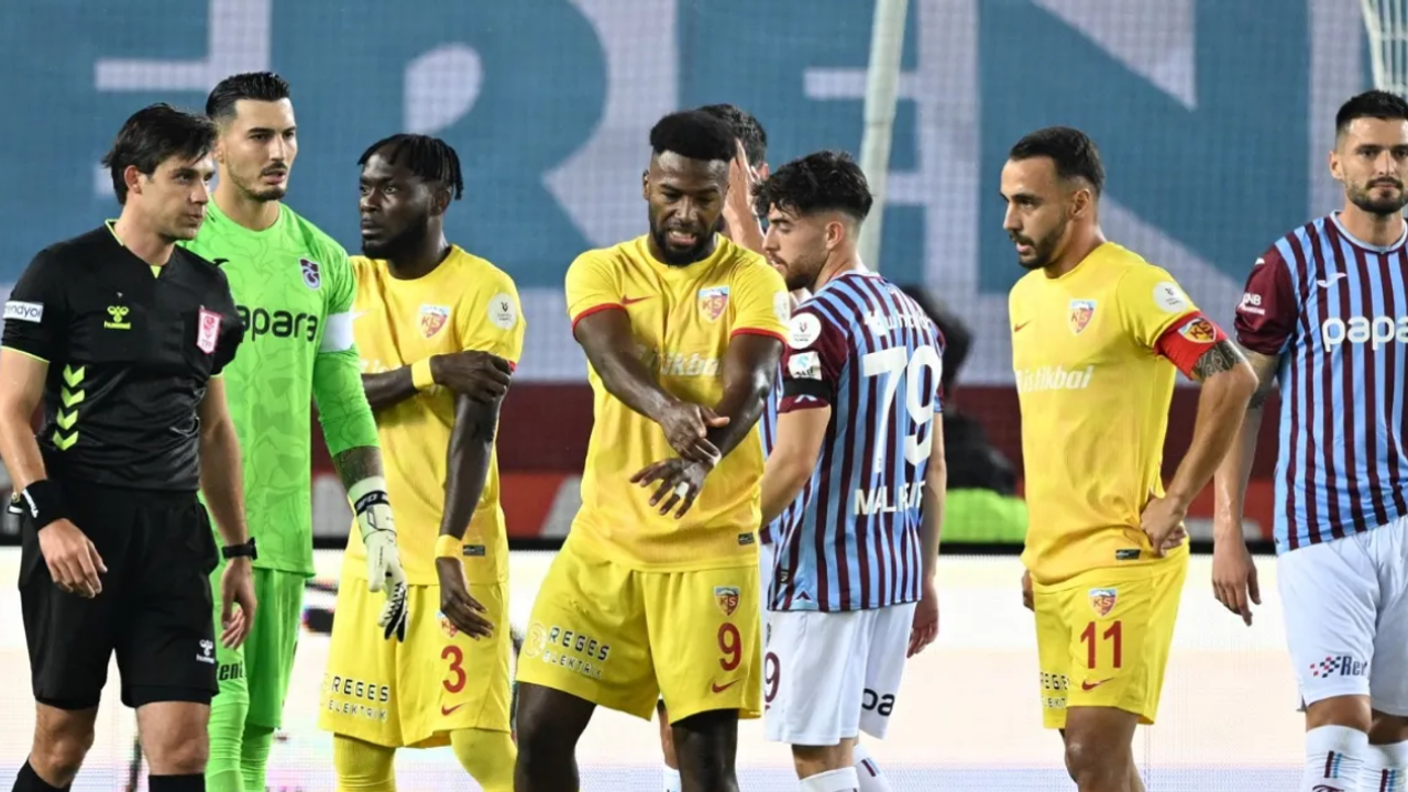 Trabzonspor ile Kayserispor puanları paylaştı