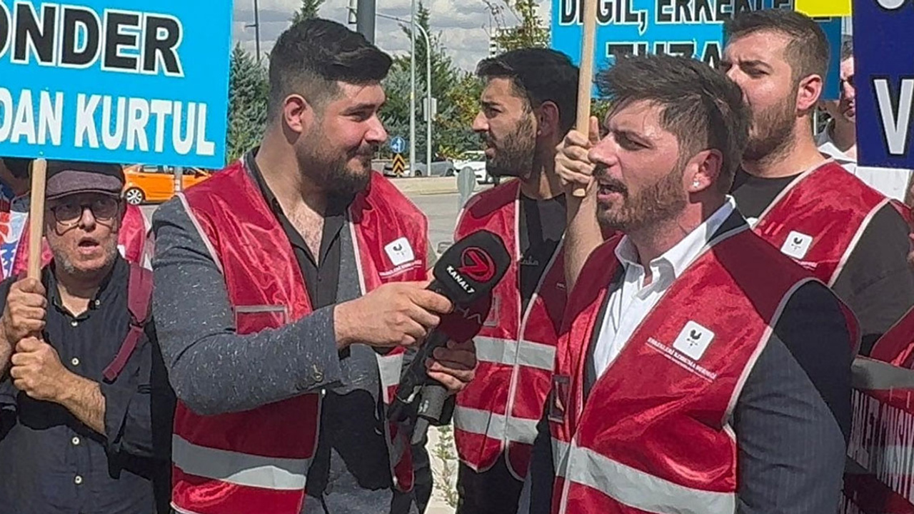 Erkekleri Koruma Derneği Ankara'da eylem yaptı!