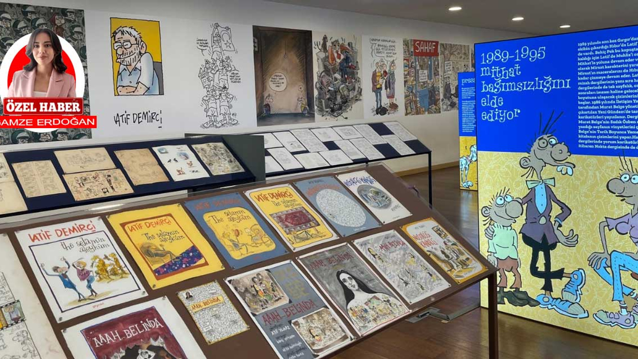 Latif Demirci'nin karikatür dünyası Ankara'da