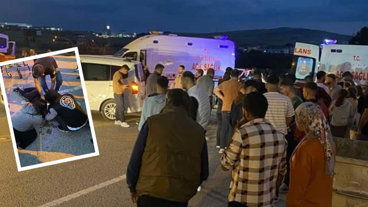 Elmadağ’da motosiklet ile otomobil çarpıştı: 1’i ağır 2 yaralı