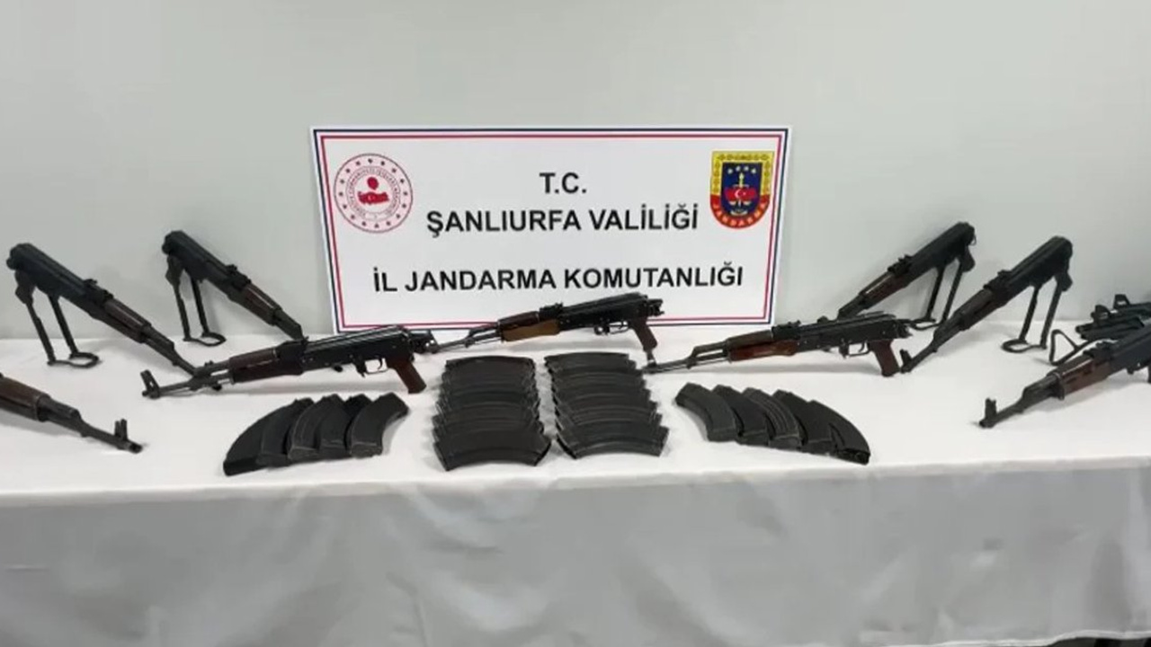 Şanlıurfa'da bazalt taşlarının altında cephanelik bulundu: 20 gözaltı