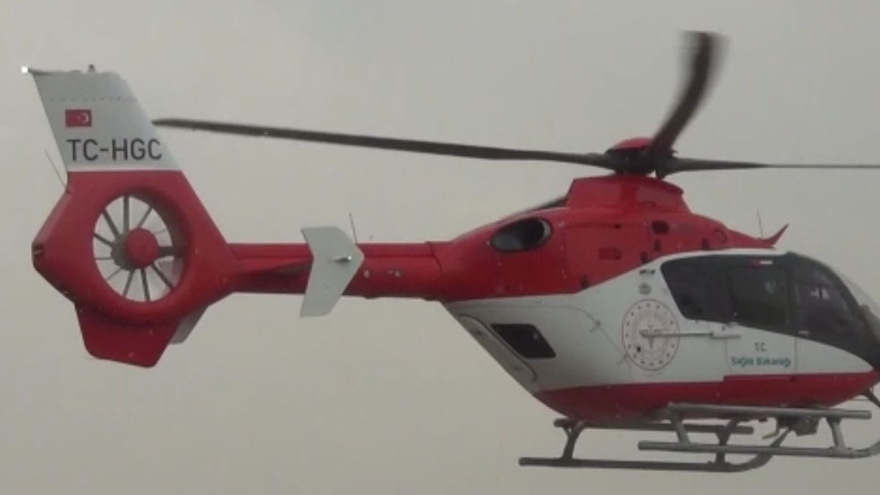 Ambulans helikopter, Beypazarı'ndan Postlu için havalandı