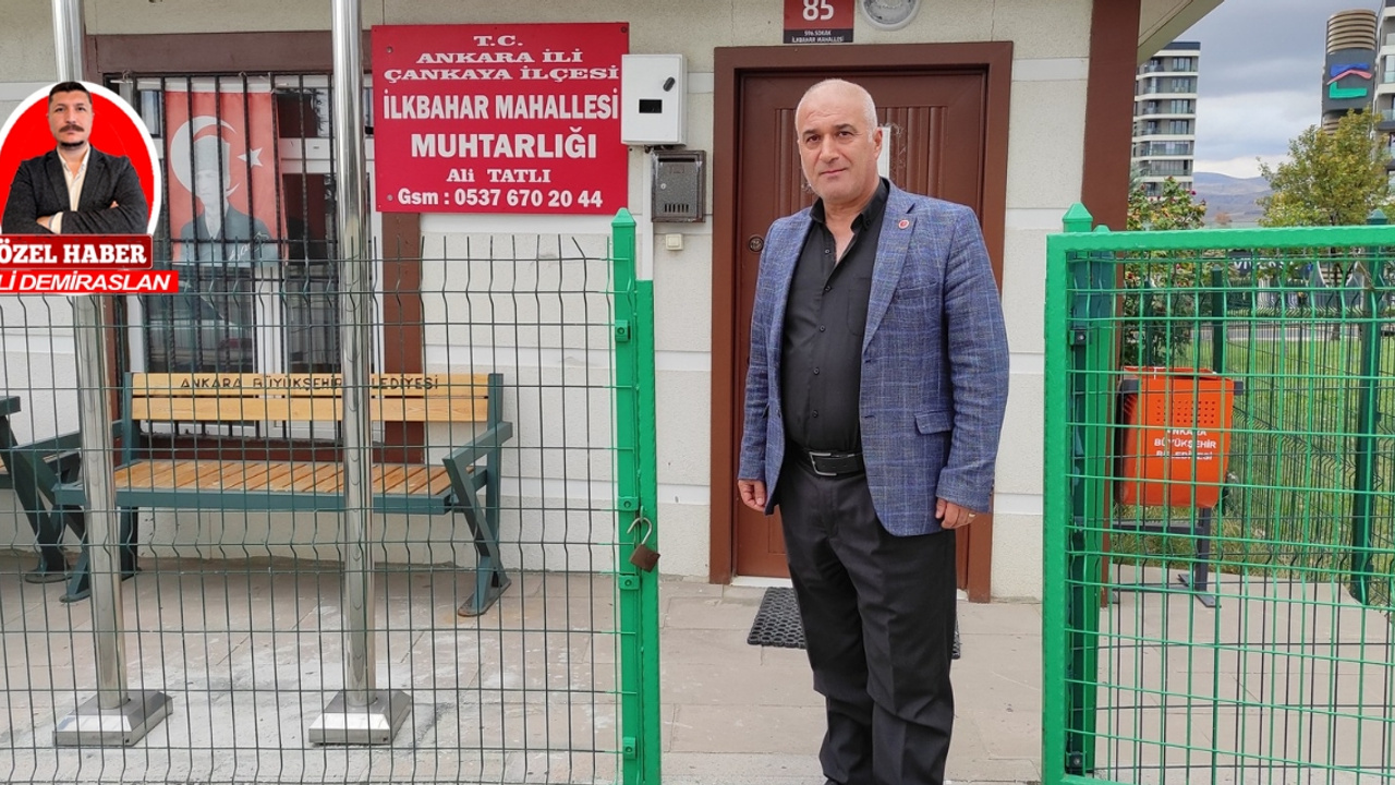 İlkbahar Mahallesi Muhtarı Ali Tatlı: "Pazar yeri ve sosyal alan eksiklikleri giderilmeli"