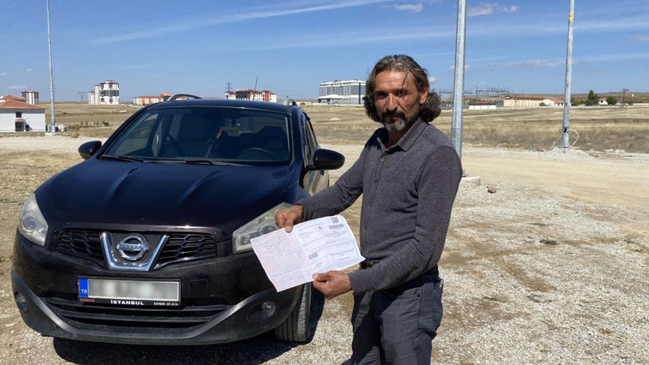 Yozgatlı vatandaş ikiz plaka mağduru oldu, eşiyle gerilim yaşadı