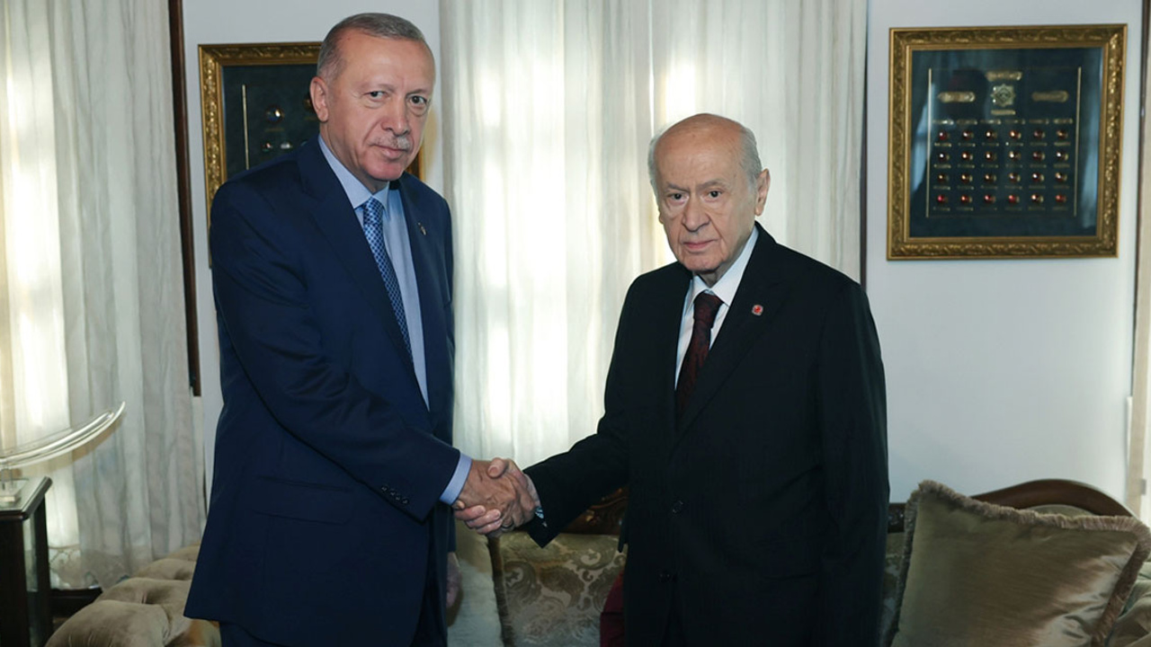 Cumhurbaşkanı Erdoğan Devlet Bahçeli'yi ziyaret etti