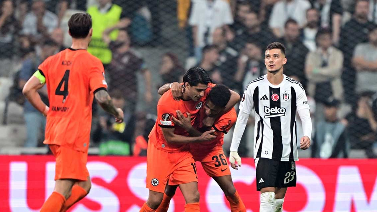 Beşiktaş, Avrupa Ligi'nde puana hasret: Beşiktaş 1-3 E. Frankfurt