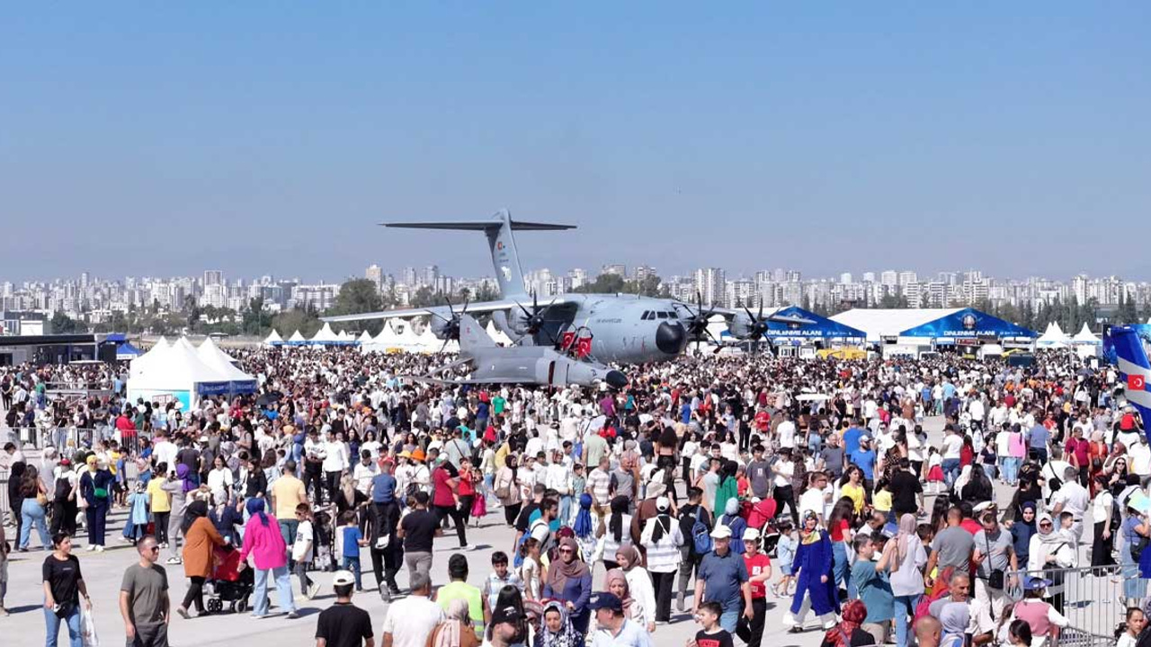 Adana'da TEKNOFEST'e yoğun ilgi: TEKNOFEST'e 1 milyondan fazla ziyaretçi katıldı