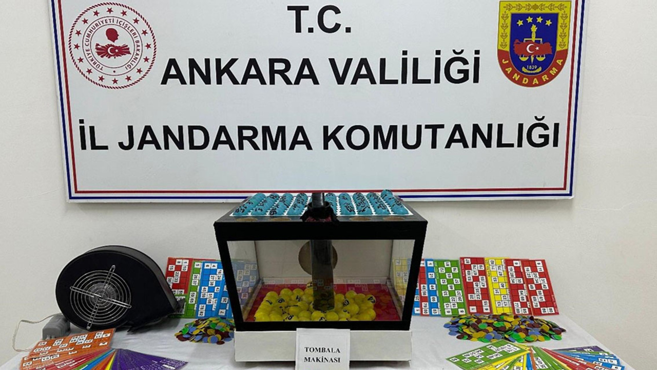 Ankara'da kumarhane olarak kullanılan çiftlik evine baskın: 2 gözaltı