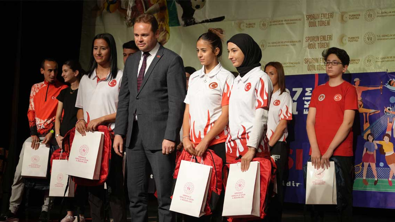 Kırıkkale'de 'Amatör Spor Haftası' etkinliklerinde Sporun enlerine ödül verildi