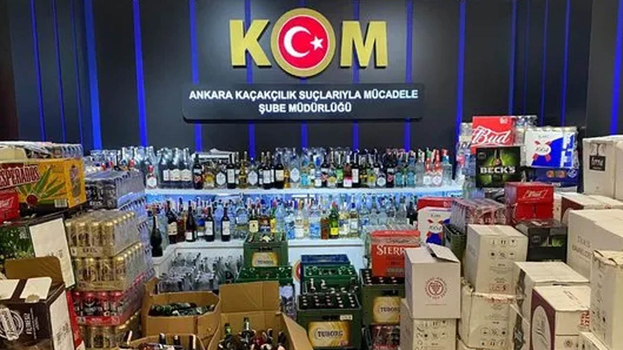 Ankara'da alkol kaçakçılığı operasyonlarında 4 şüpheli yakalandı